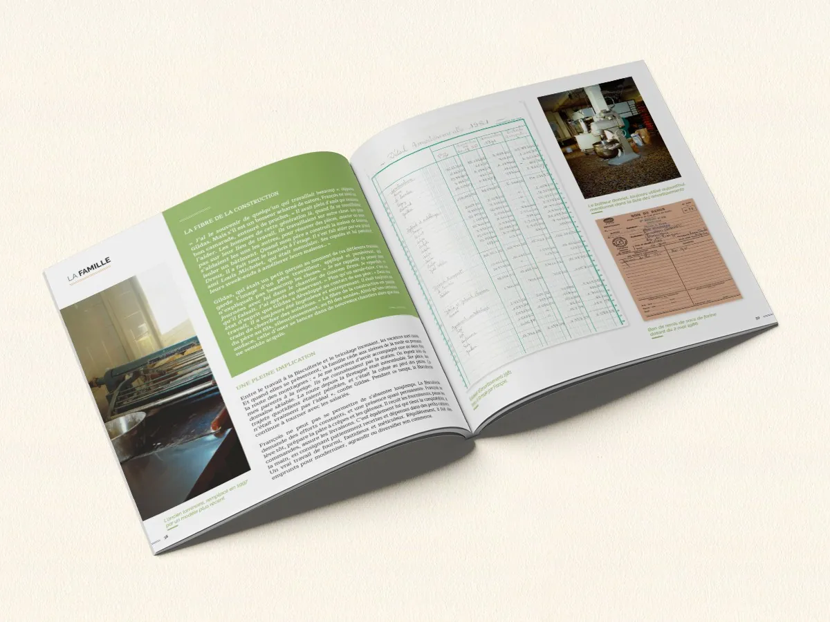 Double page 2 du livre La Biscuiterie