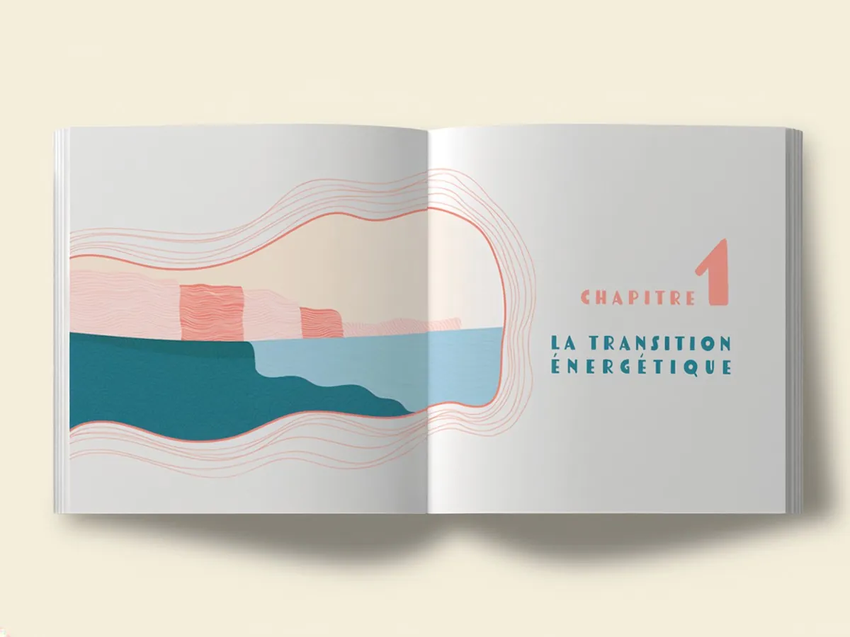 Double page du rapport institutionnel 2022