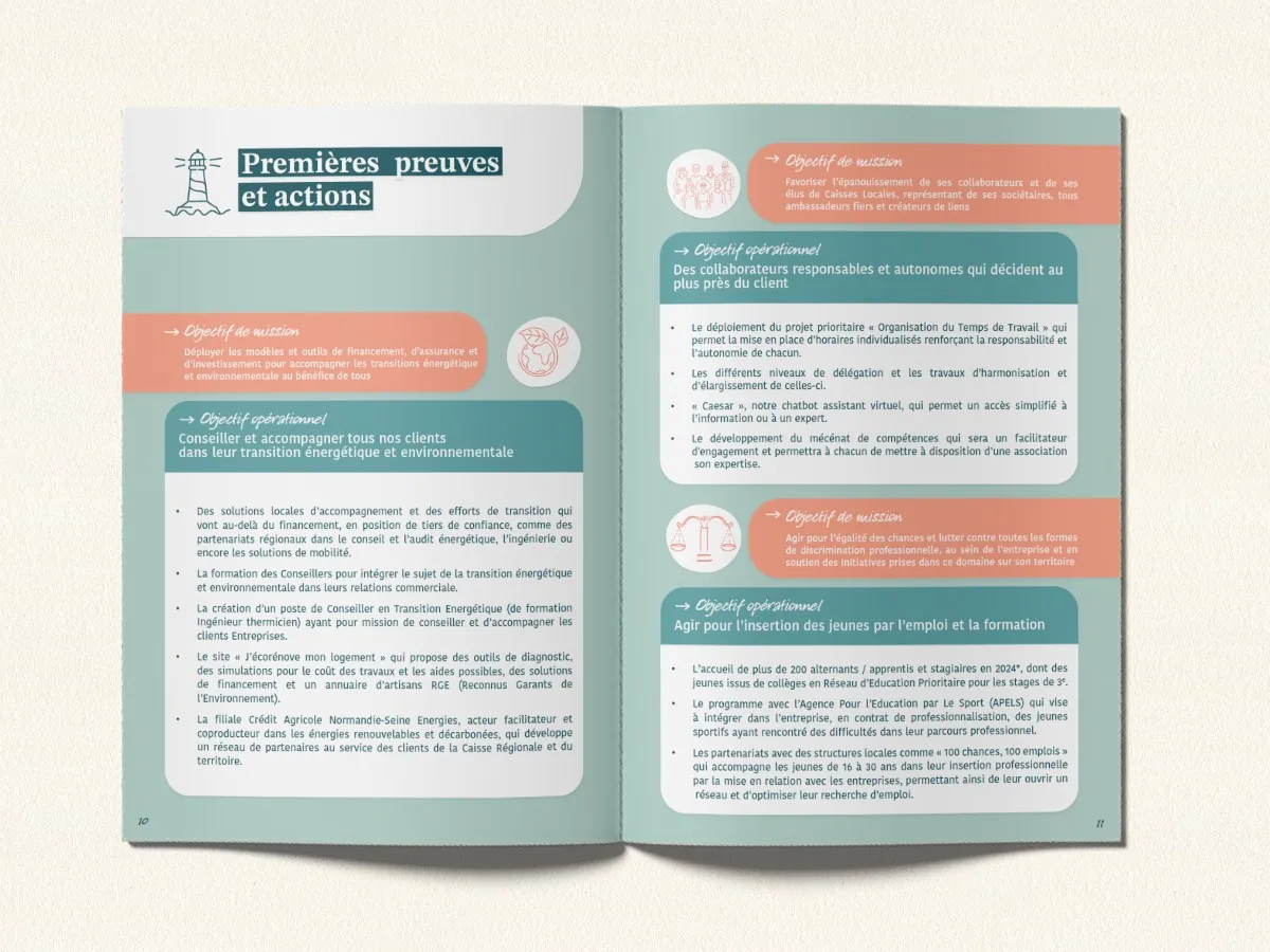 Double page 2 du livre blanc Entreprise à mission