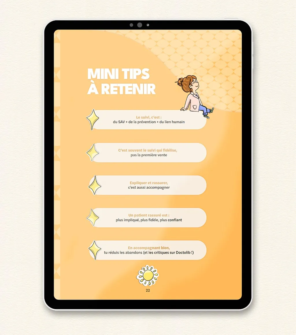Page de l'ebook Contactologie : mini tips à retenir